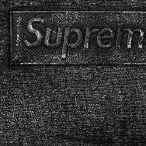 Supreme Supreme®/MM6 Maison Margiela Foil Box Logo Hooded Sweatshirt - Black