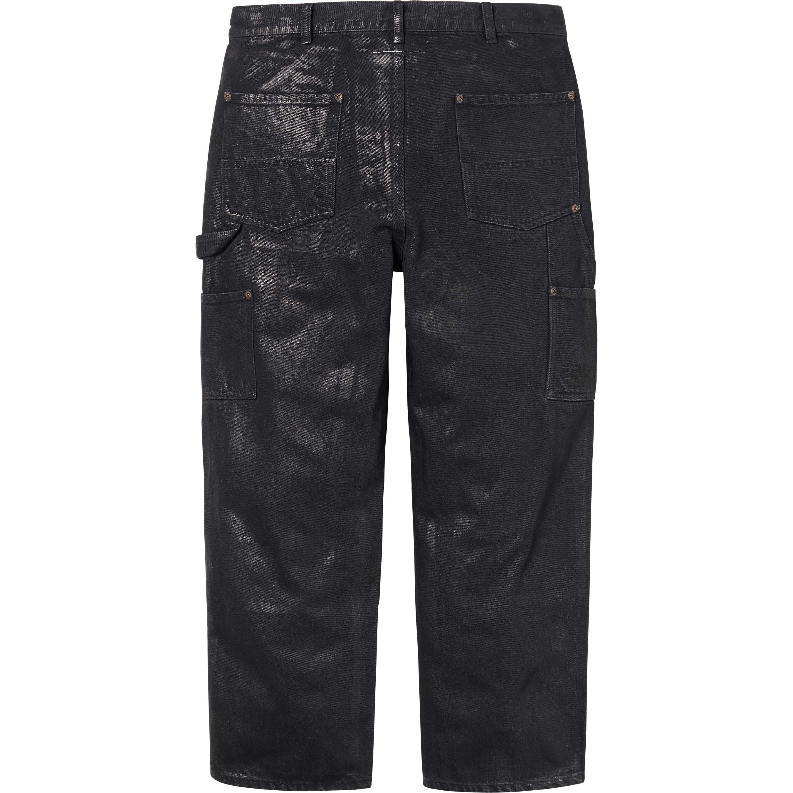 Supreme Supreme MM6 Maison Margiela Foil Double Knee Painter Pant (SS24) - Black - $268