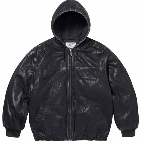 Supreme Supreme®/MM6 Maison Margiela Foil Hooded Work Jacket - Black