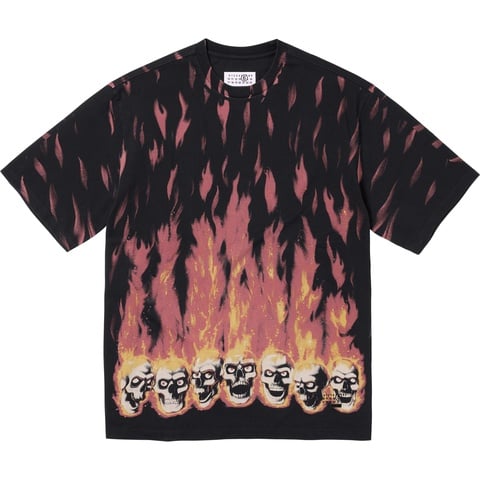 Supreme Supreme®/MM6 Maison Margiela Liquid Blue® Oversized Tee - Black