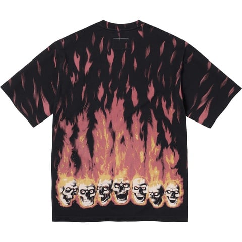 Supreme Supreme®/MM6 Maison Margiela Liquid Blue® Oversized Tee - Black