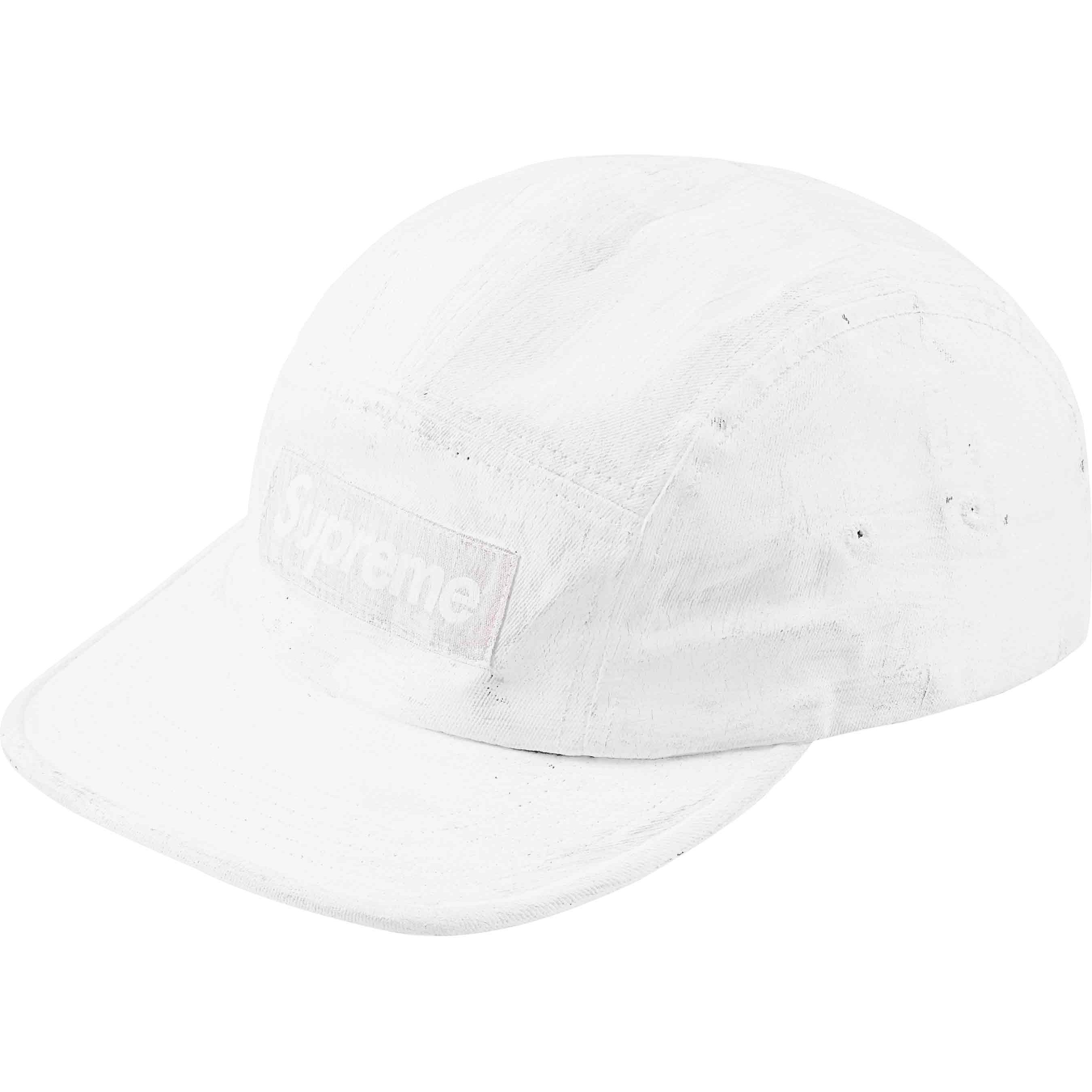 Supreme Supreme MM6 Maison Margiela Painted Camp Cap (SS24) - White - $88
