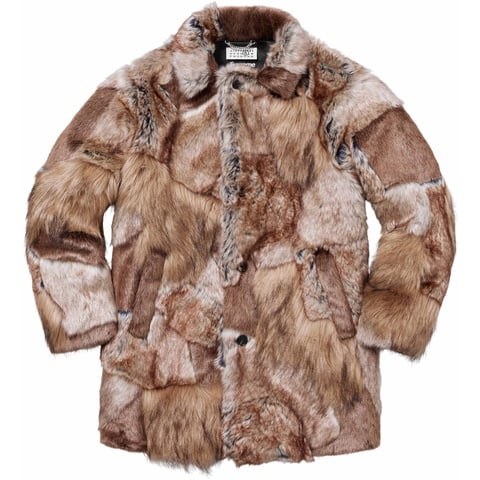 Supreme®/MM6 Maison Margiela Patchwork Faux Fur Coat - Supreme