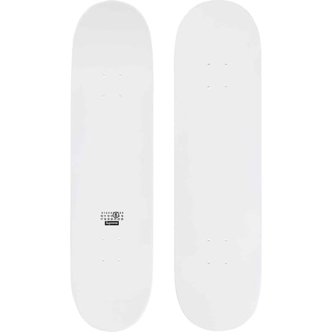 Supreme Supreme®/MM6 Maison Margiela Skateboard - White - 8.25" x 32"
