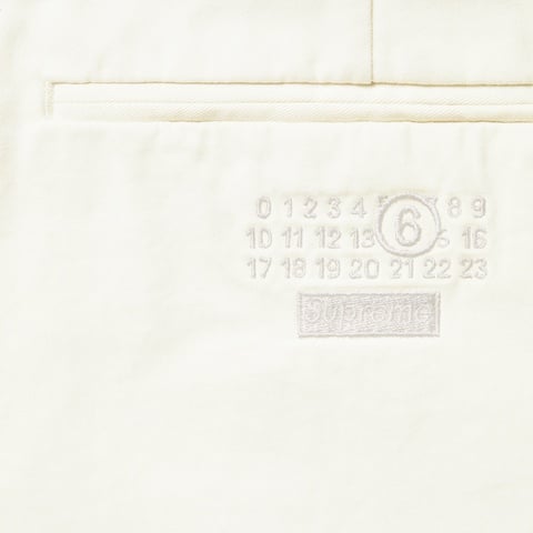 Supreme Supreme®/MM6 Maison Margiela Washed Cotton Suit - Cream