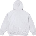 Supreme Supreme MM6 Maison Margiela Zip Up Hooded Sweatshirt (SS24) - Ash Grey