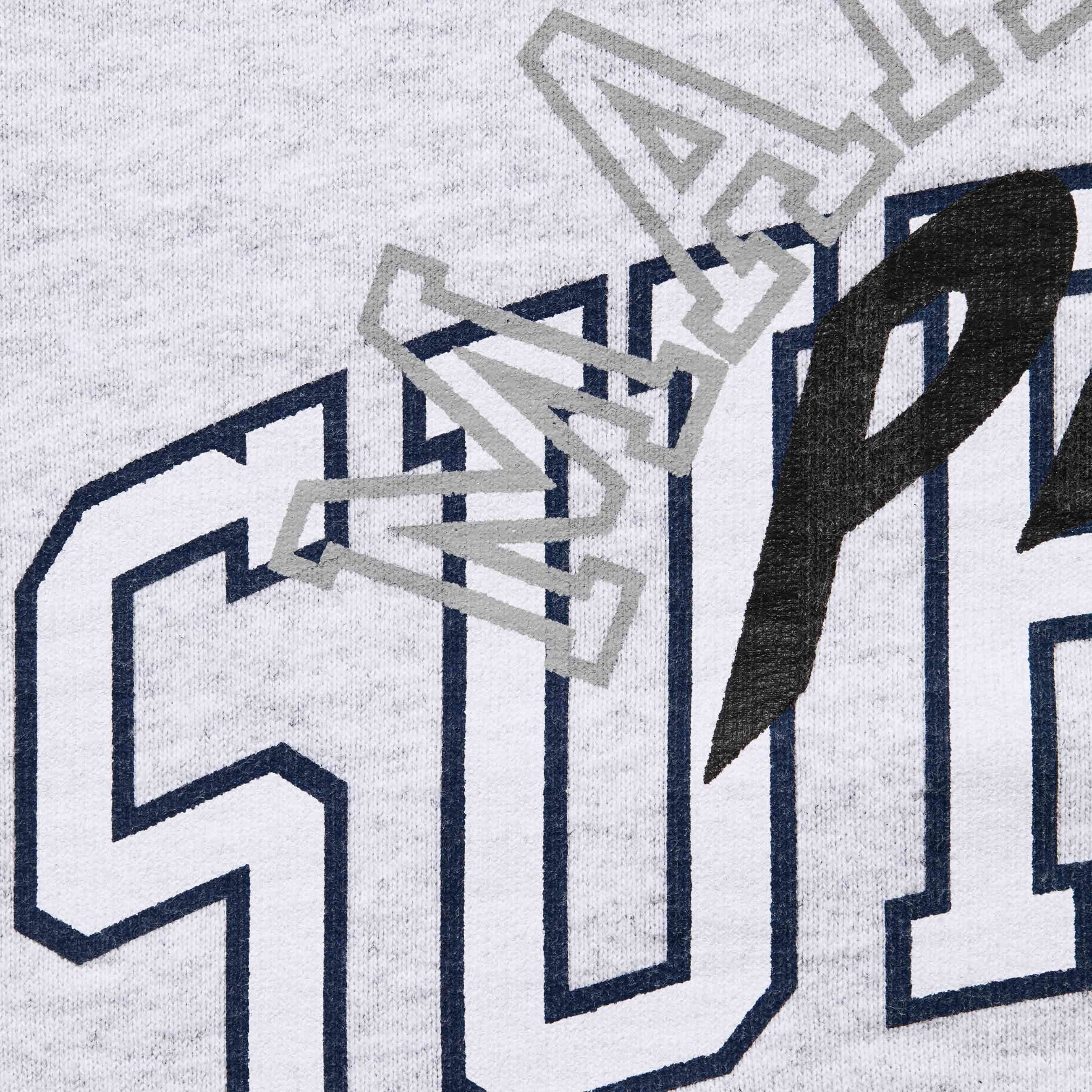 Supreme Supreme MM6 Maison Margiela Zip Up Hooded Sweatshirt (SS24) - Ash Grey - $248