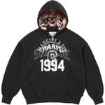 Supreme Supreme MM6 Maison Margiela Zip Up Hooded Sweatshirt (SS24) - Black