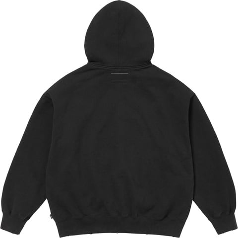 Supreme Supreme®/MM6 Maison Margiela Zip Up Hooded Sweatshirt - Black
