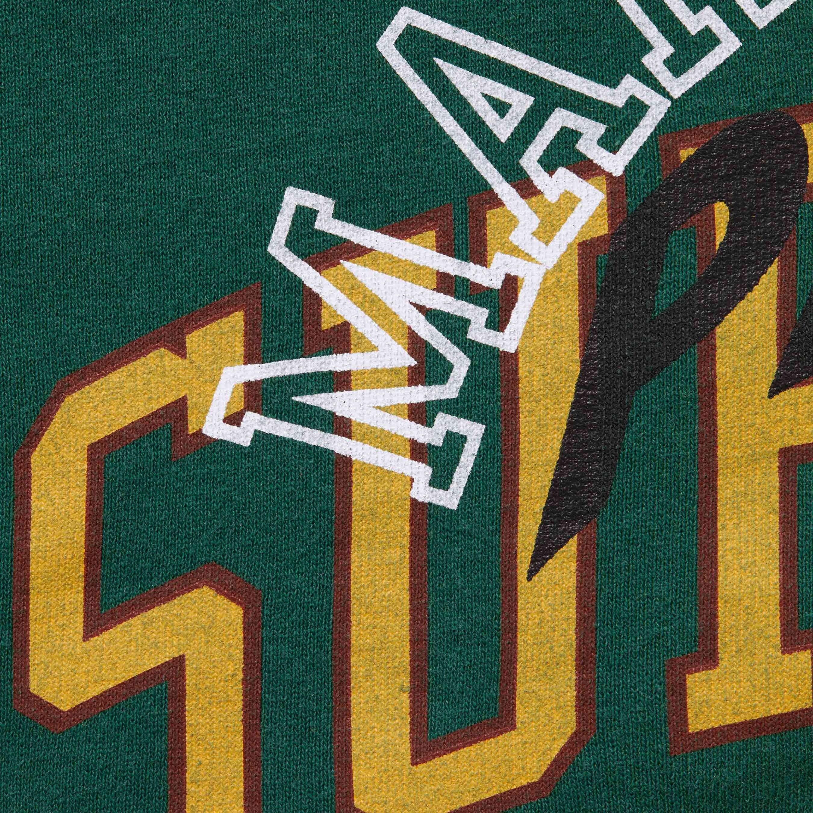 Supreme Supreme MM6 Maison Margiela Zip Up Hooded Sweatshirt (SS24) - Dark Green - $248