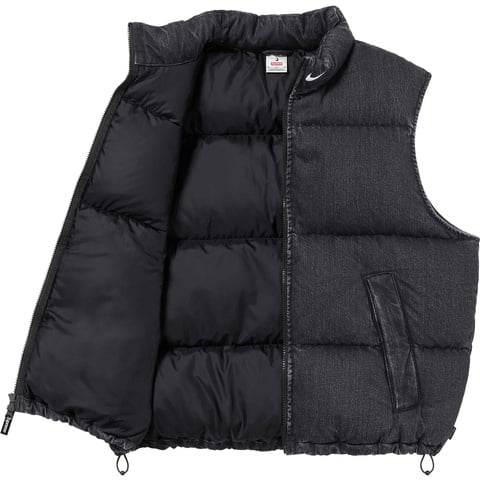 Supreme®/Nike® Denim Puffer Vest - Supreme