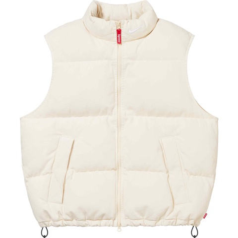 Supreme Supreme®/Nike® Denim Puffer Vest - Natural