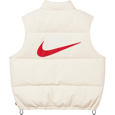 Supreme Supreme®/Nike® Denim Puffer Vest - Natural