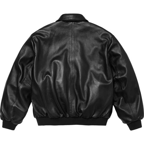 Supreme®/Schott® Hooded Leather Bomber Jacket - Supreme