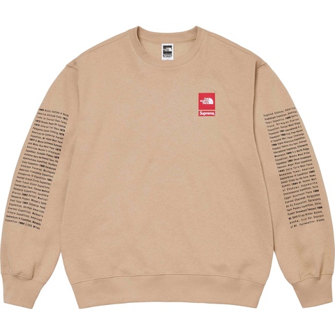 Supreme Supreme®/The North Face® Crewneck - Khaki