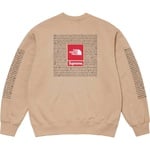 Supreme Supreme The North Face Crewneck (SS24) - Khaki