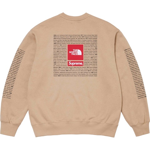 Supreme Supreme®/The North Face® Crewneck - Khaki