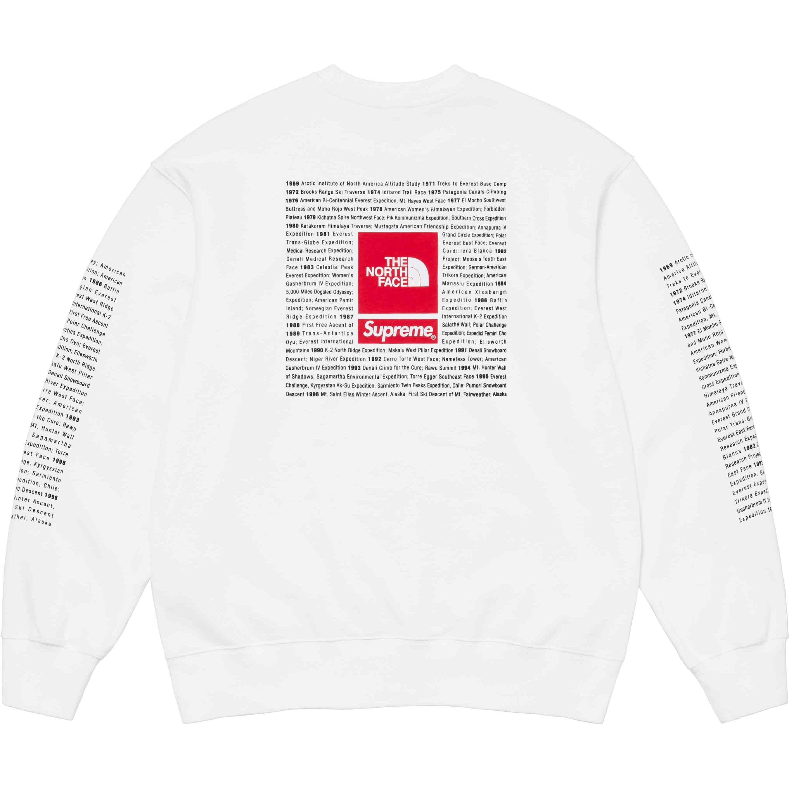 Supreme Supreme The North Face Crewneck (SS24) - White - $138