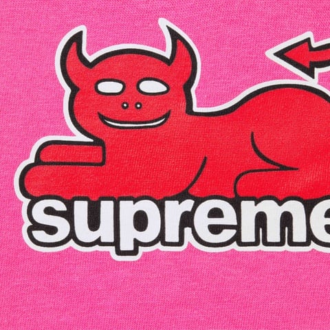 Supreme Supreme/Toy Machine Devil Cat Tee - Fuchsia
