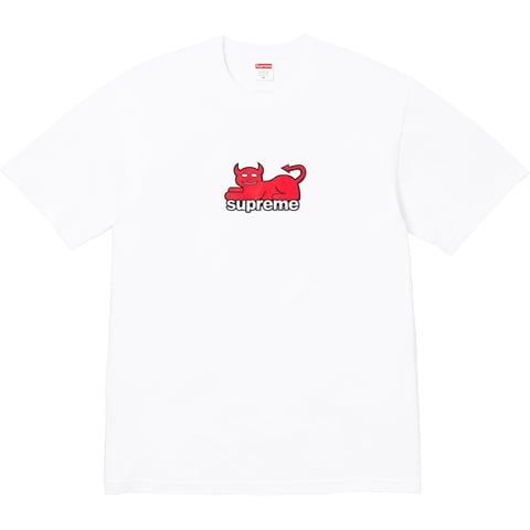 Supreme Supreme/Toy Machine Devil Cat Tee - White