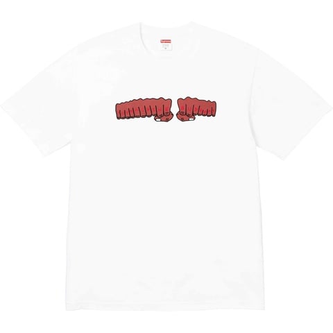 supreme Toy Machine Fist Tee White Ｍ Supreme/Toy Machine Fist Tee - spring/summer 2024 - Supreme