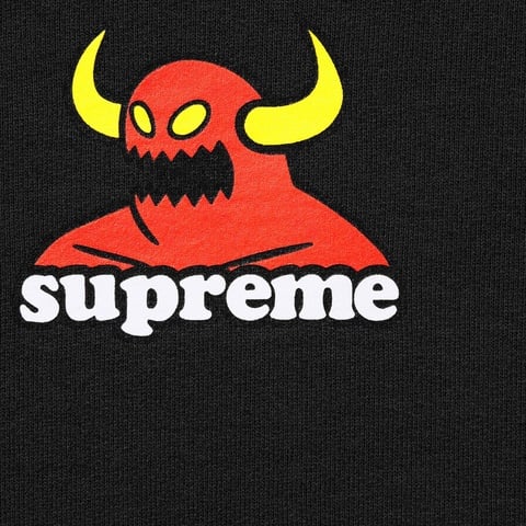 Supreme Supreme/Toy Machine Hooded Sweatshirt - Black