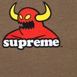 Supreme Supreme Toy Machine Hooded Sweatshirt (SS24) - Dusty Brown