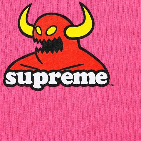 Supreme Supreme/Toy Machine Hooded Sweatshirt - Magenta
