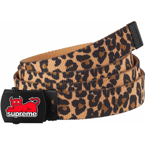 Supreme Supreme/Toy Machine Webbing Belt - Leopard
