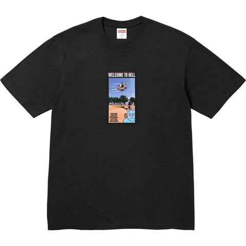 Supreme Supreme/Toy Machine Welcome To Hell Tee - Black