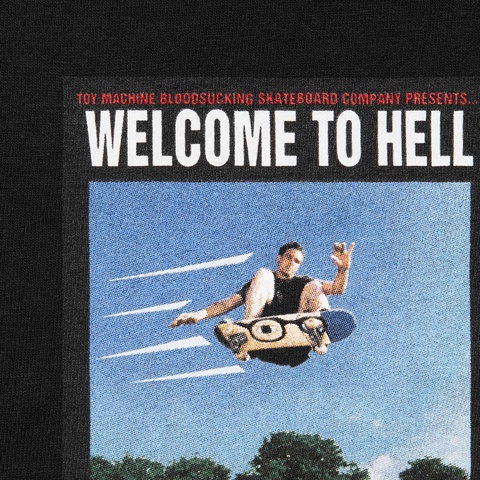 Supreme Supreme/Toy Machine Welcome To Hell Tee - Black