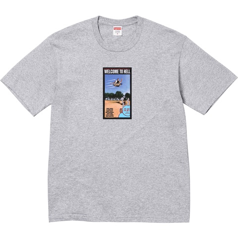 Supreme Supreme/Toy Machine Welcome To Hell Tee - Heather Grey