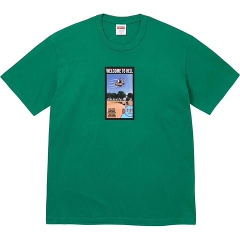 Supreme Supreme/Toy Machine Welcome To Hell Tee - Light Pine