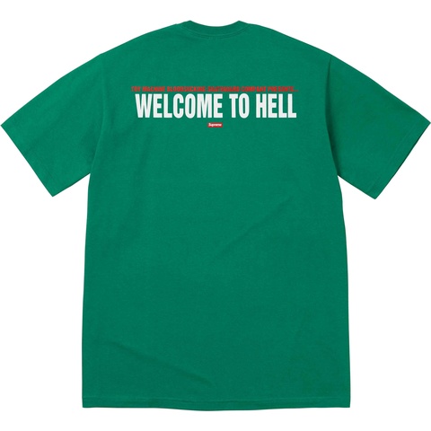 Supreme Supreme/Toy Machine Welcome To Hell Tee - Light Pine