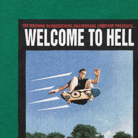 Supreme Supreme/Toy Machine Welcome To Hell Tee - Light Pine