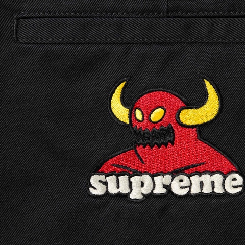 Supreme Supreme/Toy Machine Work Pant - Black