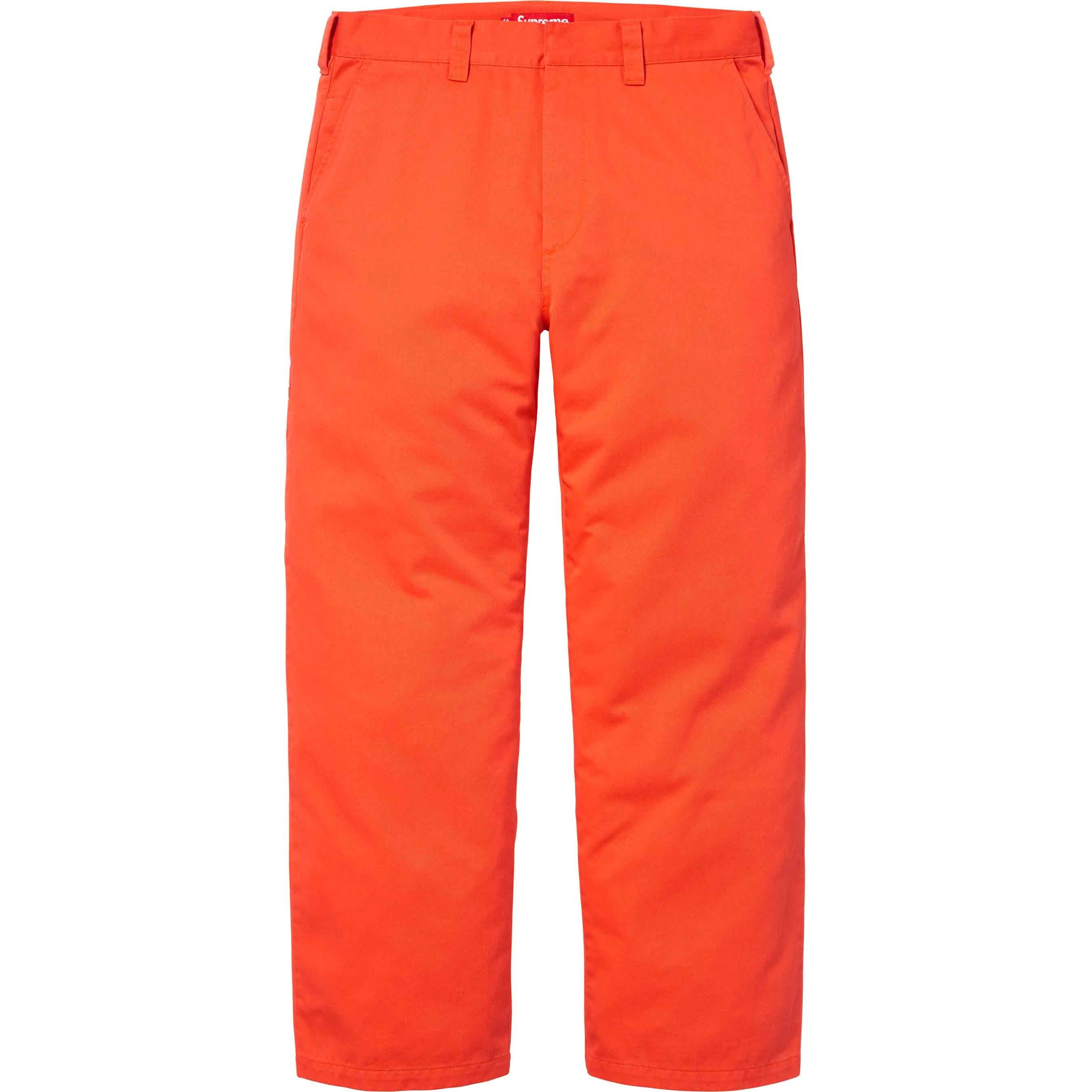 Supreme Supreme Toy Machine Work Pant (SS24) - Bright Orange - $138