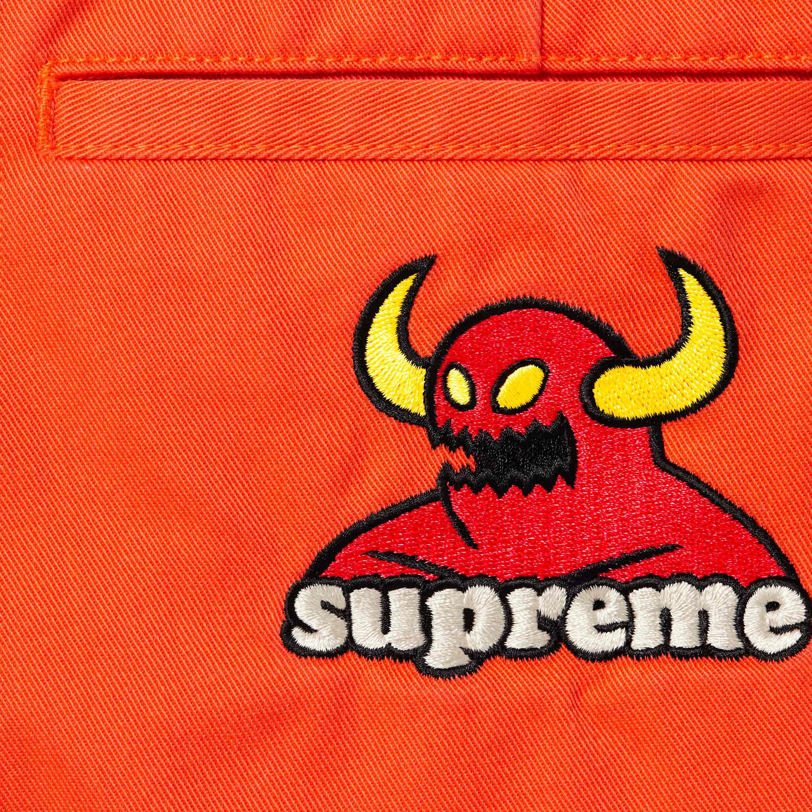 Supreme Supreme Toy Machine Work Pant (SS24) - Bright Orange - $138