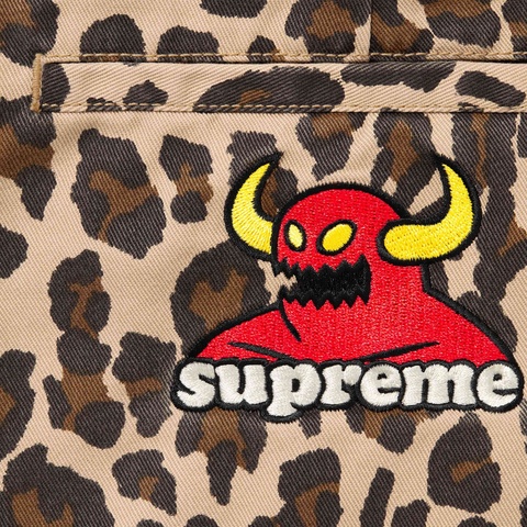 Supreme Supreme/Toy Machine Work Pant - Leopard