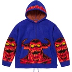 Supreme Supreme Toy Machine Zip Up Hooded Sweater (SS24) - Blue