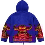 Supreme Supreme Toy Machine Zip Up Hooded Sweater (SS24) - Blue