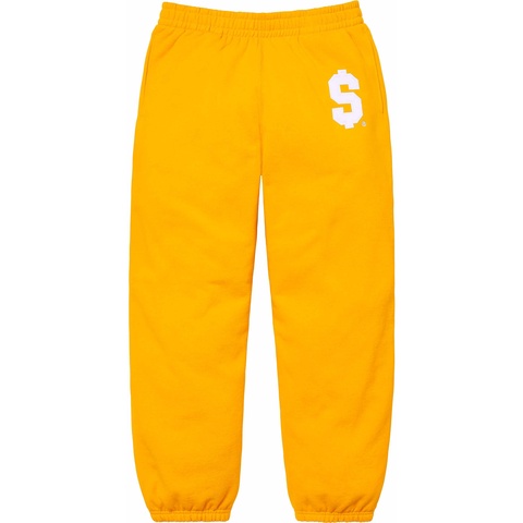Supreme $ Sweatpant - Gold