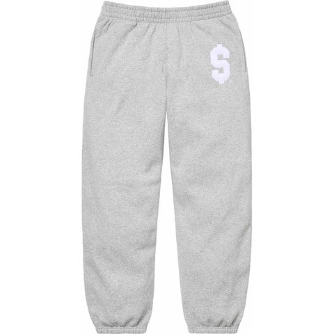 Supreme $ Sweatpant - Heather Grey