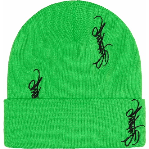 Supreme Tag Beanie - Lime