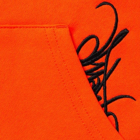 Supreme Tag Hooded Sweatshirt - Bright Orange