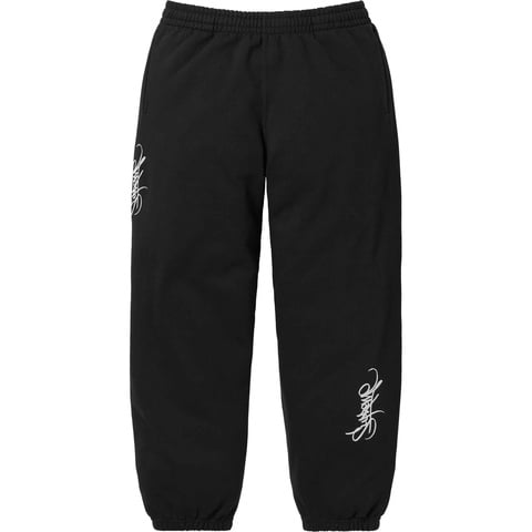 Supreme Tag Sweatpant - Black