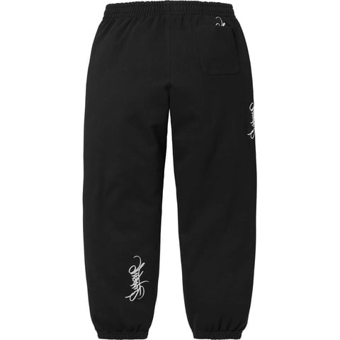 Supreme Tag Sweatpant - Black