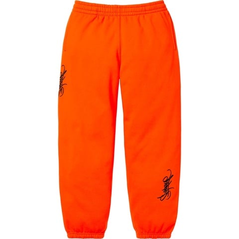 Supreme Tag Sweatpant - Bright Orange
