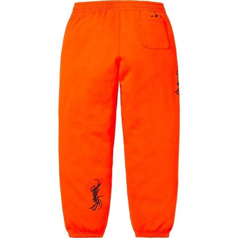 Supreme Tag Sweatpant - Bright Orange