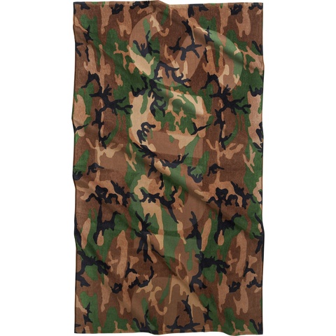 Supreme Tonal Logo Towel - Woodland Camo